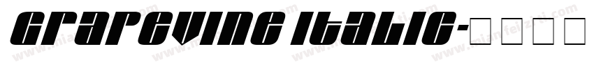 Grapevine Italic字体转换